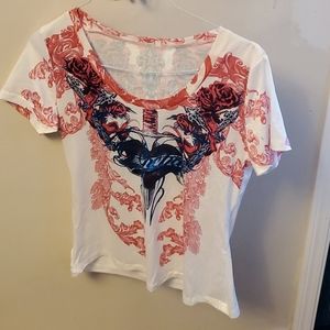 Ladies winged back top